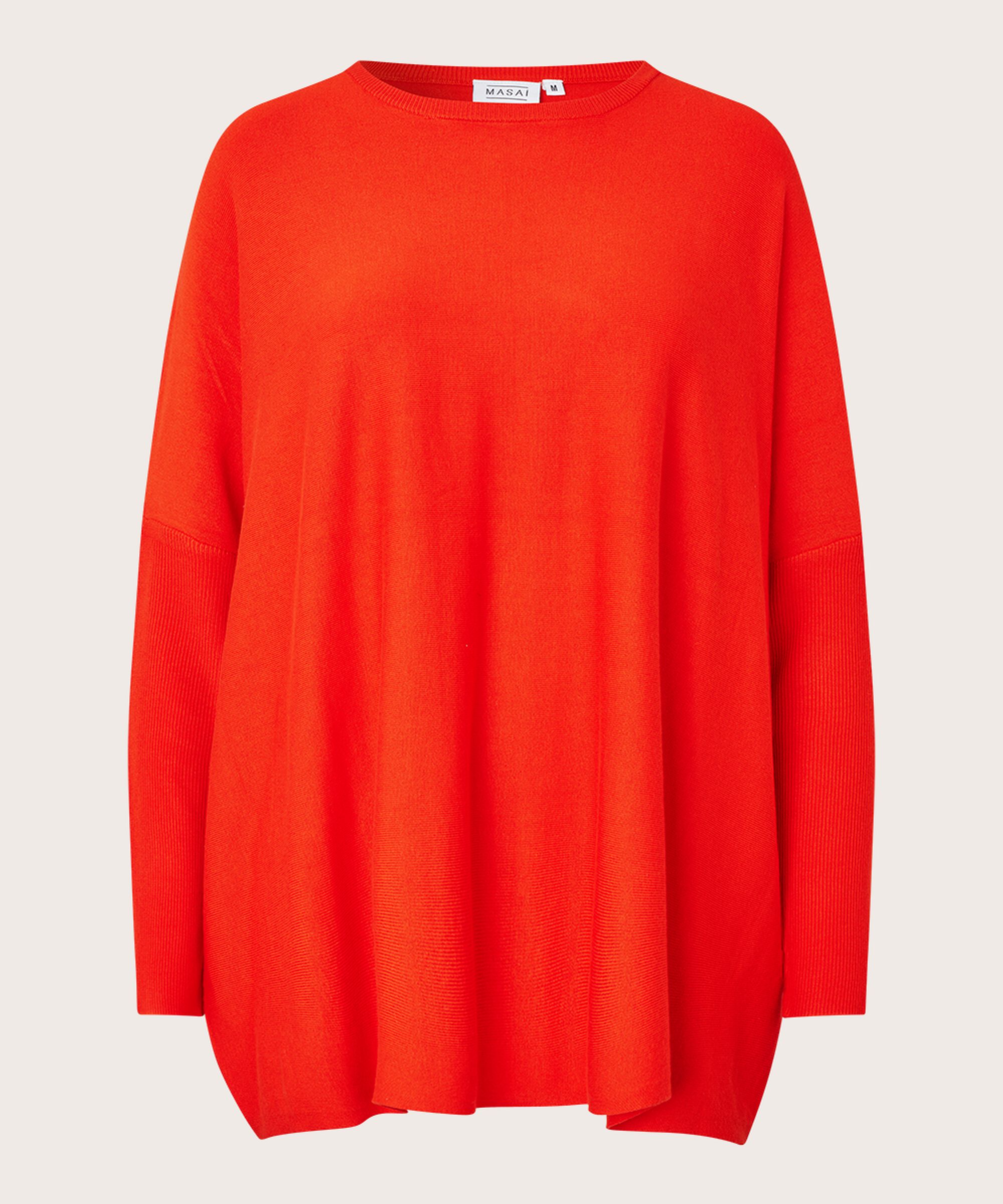 Oversize-pullover Mit Schmalen Ärmeln, Poinciana