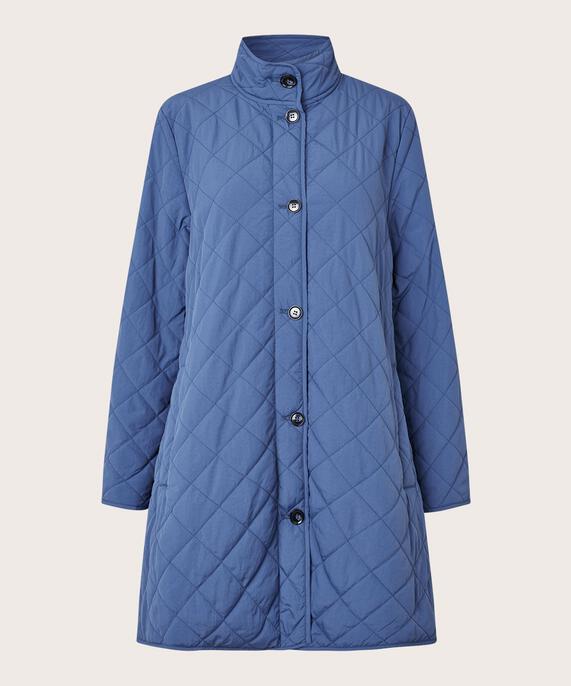 Steppmantel mit Stehkragen und Eingrifftaschen, Sargasso Sea