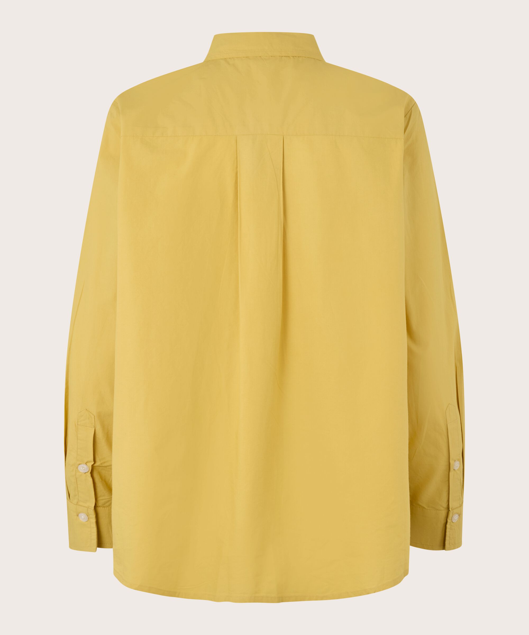 Button-down-hemdbluse Aus Baumwolle, Golden Green