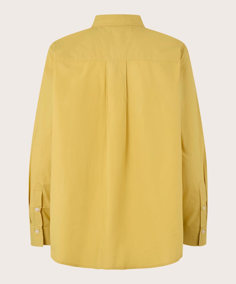 Button-down-hemdbluse Aus Baumwolle, Golden Green