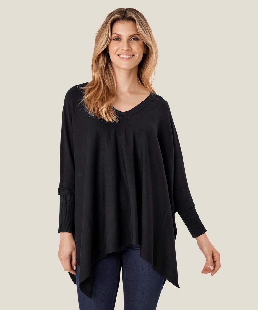 Fosna Pullover, Black, hi-res