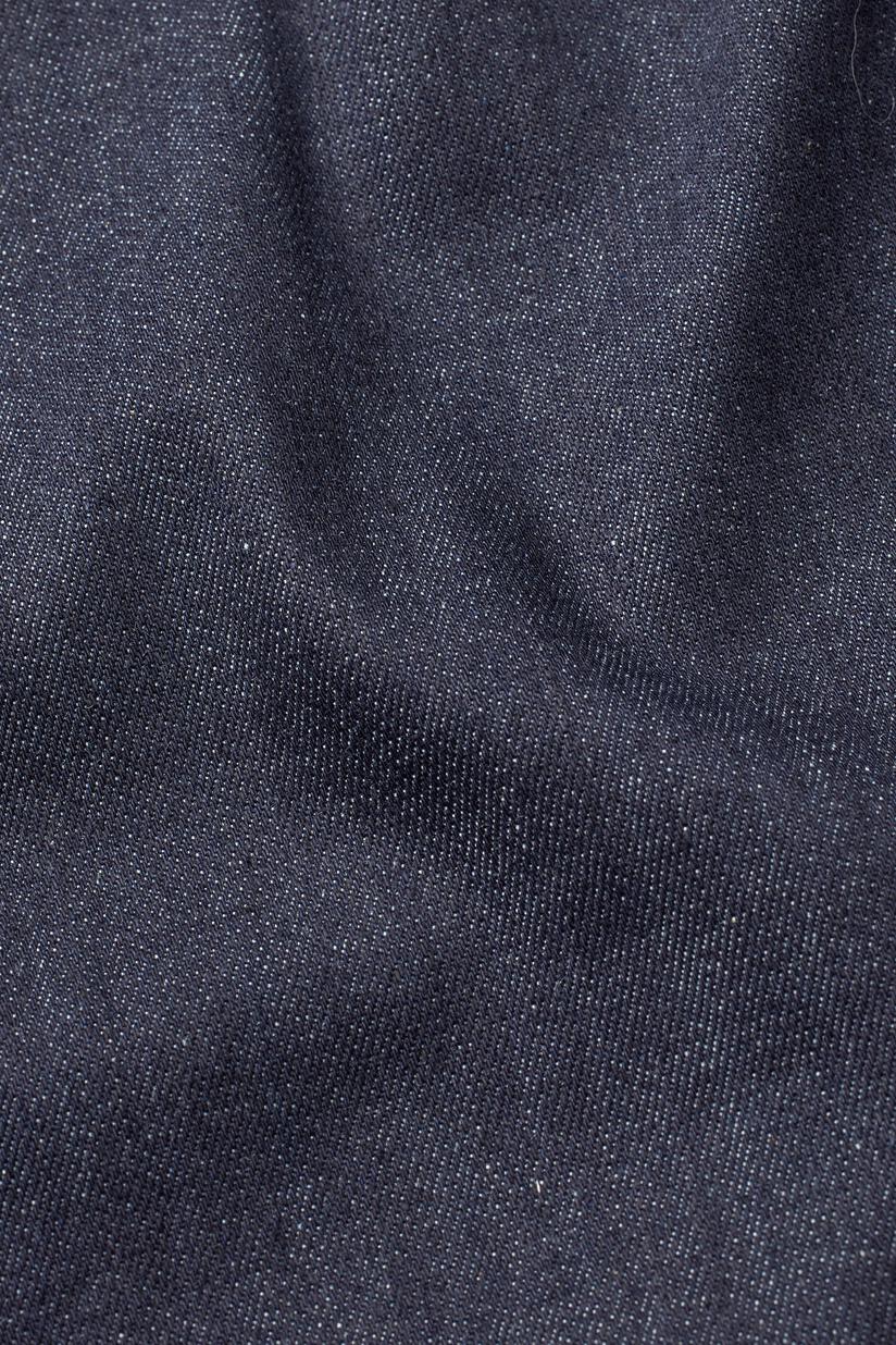 Jeans mit Stretch und Umschlag, Dark Denim