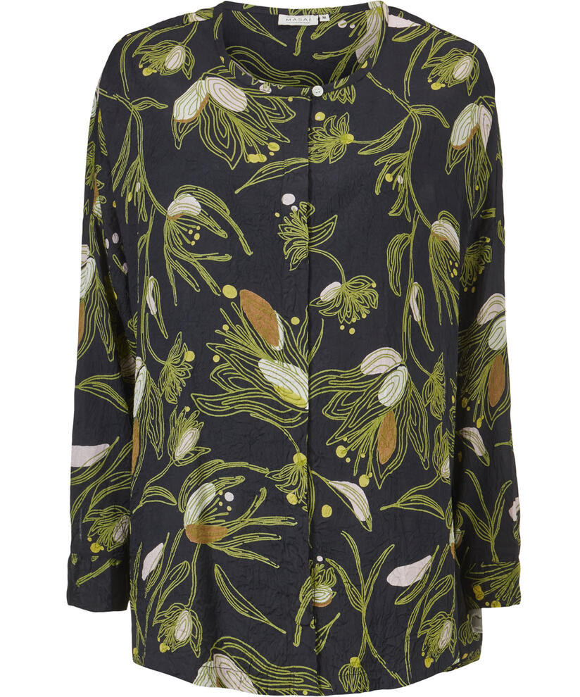 IRA HEMDBLUSE, Green Sheen