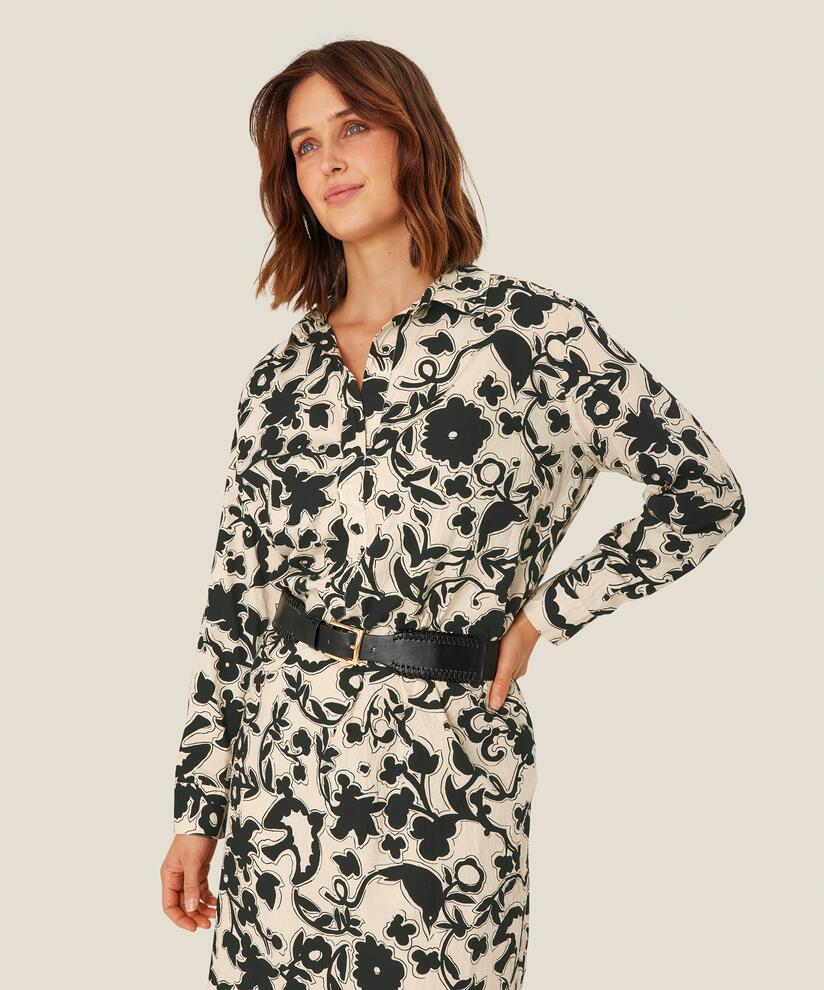 elastischer Gürtel mit goldener Schnalle, Black
