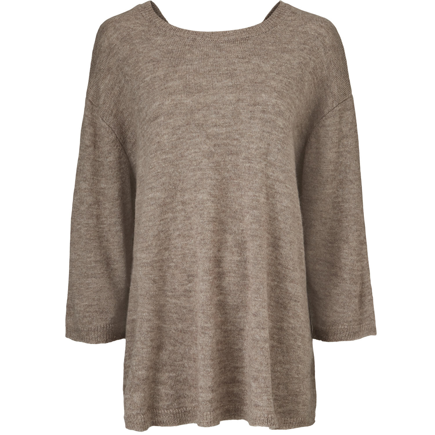 FRONA SHIRT, Brown melange