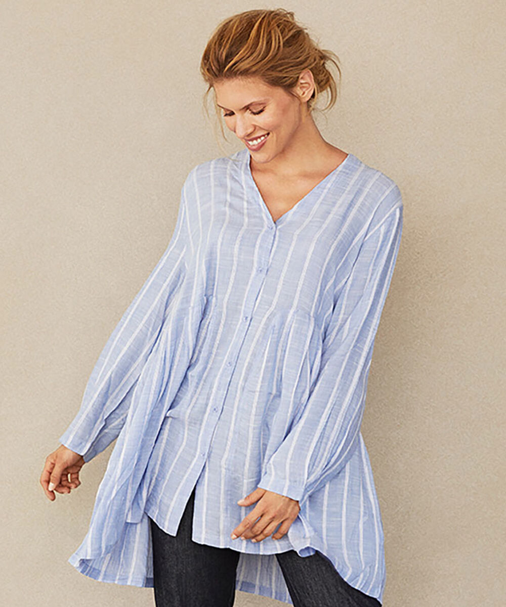 IBENE HEMDBLUSE, Medieval Blue