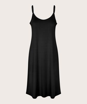 Unterkleid Mit Verstellbaren Trägern, Black