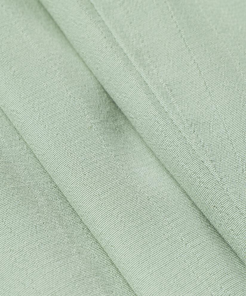 feminines Kleid aus Viskose mit Falten, Frosty Green