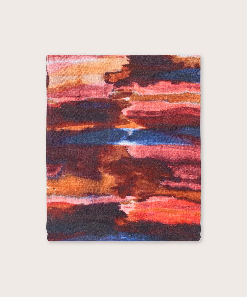 Weicher Schal aus Wolle, Sun Tomato