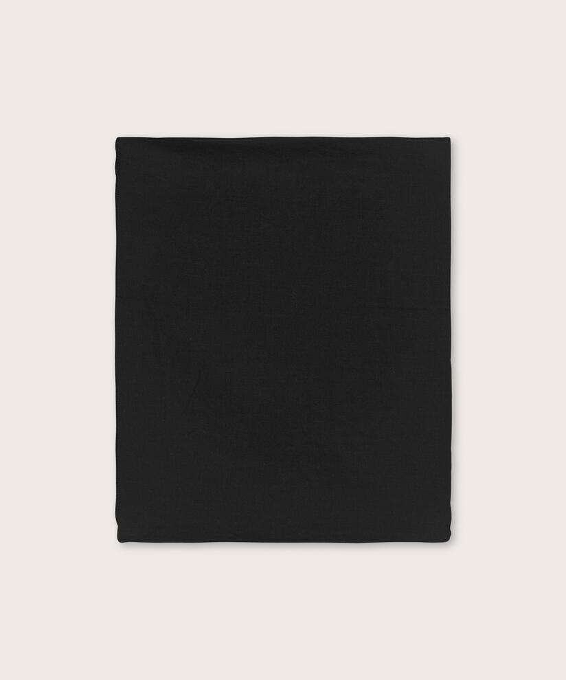 Schal Aus Weicher Baumwolle, Black