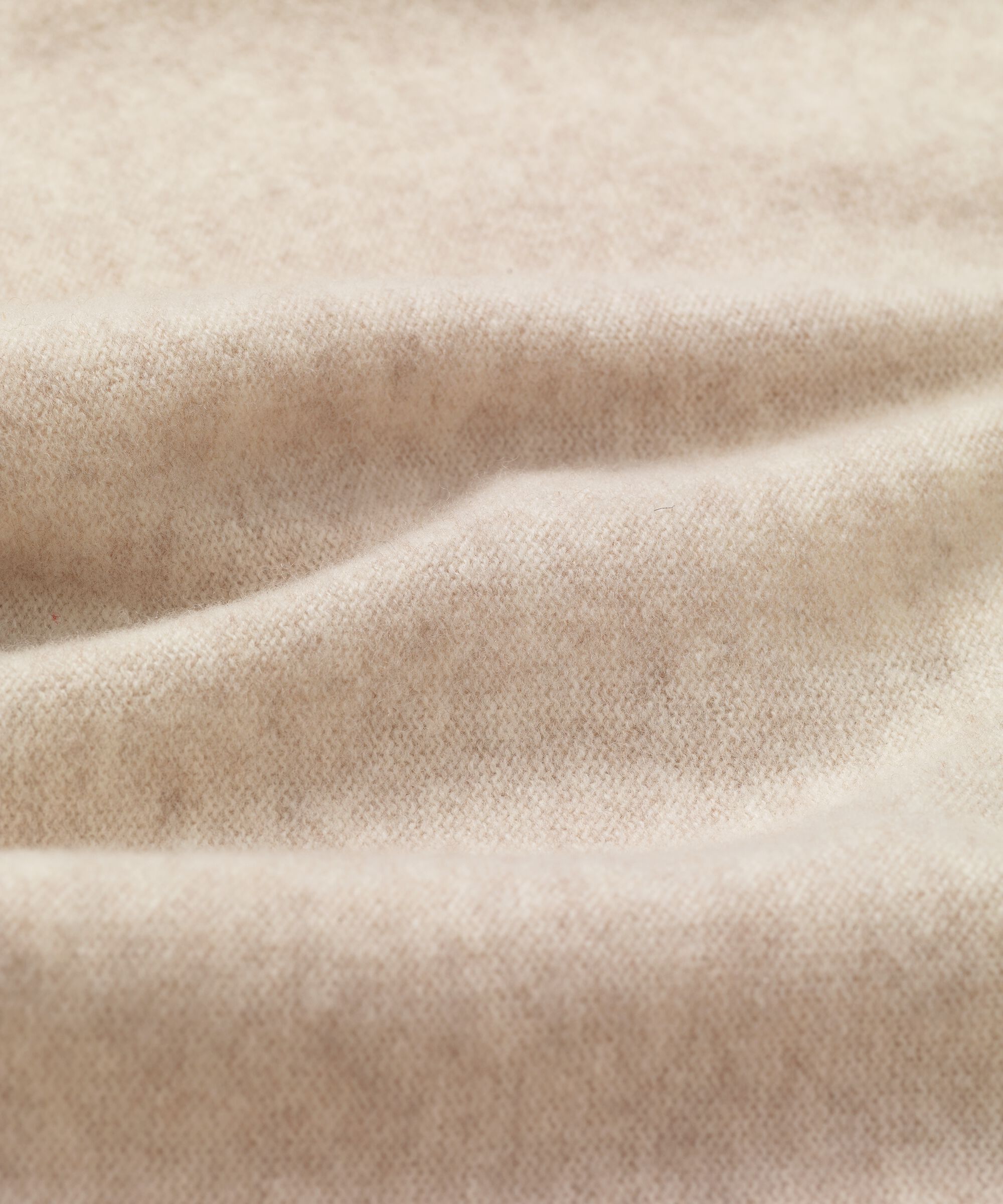 Strickpullover aus Wolle mit dekorativen Taschen, L beige mel