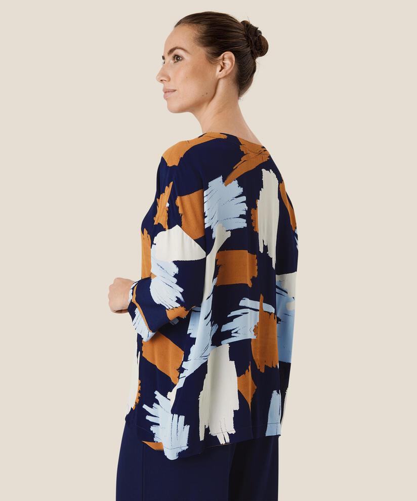 Becca Bluse, Maritime Blue