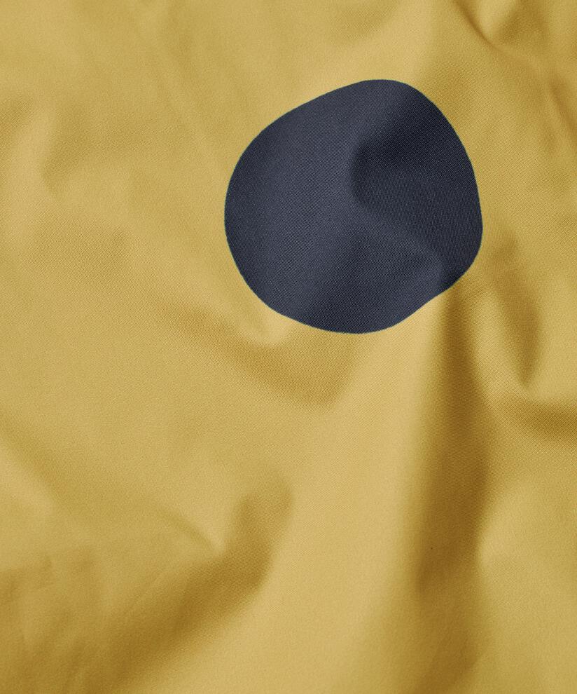 gepunkteter Regenanorak mit Kapuze, Burnish Gold
