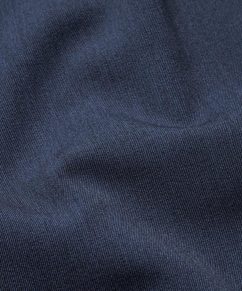 Gewebte Hose Mit Stretch Und Knopfdetail Am Bein, Navy Blazer