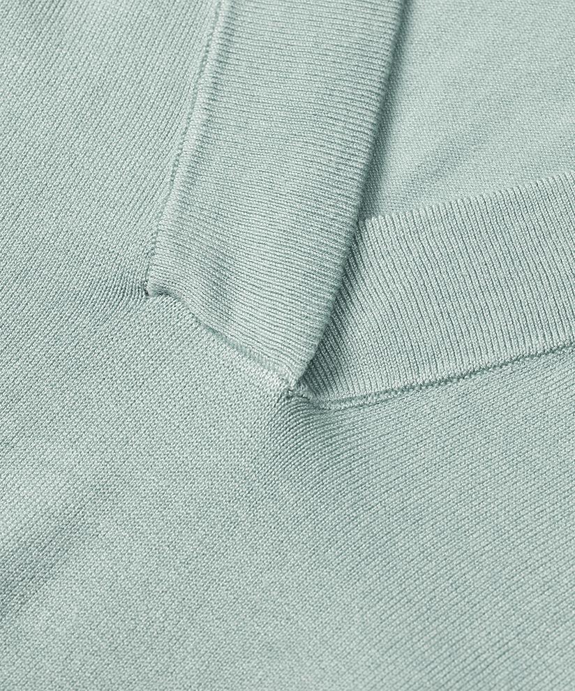 Feinstrickpullover mit V-Ausschnitt und 3/4-Ärmeln, Ether