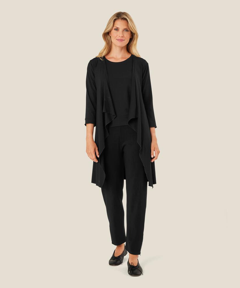 Ibone Jersey Cardigan, Black