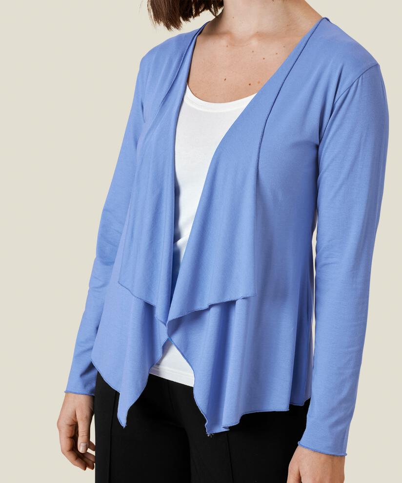ITALLY JERSEY CARDIGAN, Granada Sky, hi-res