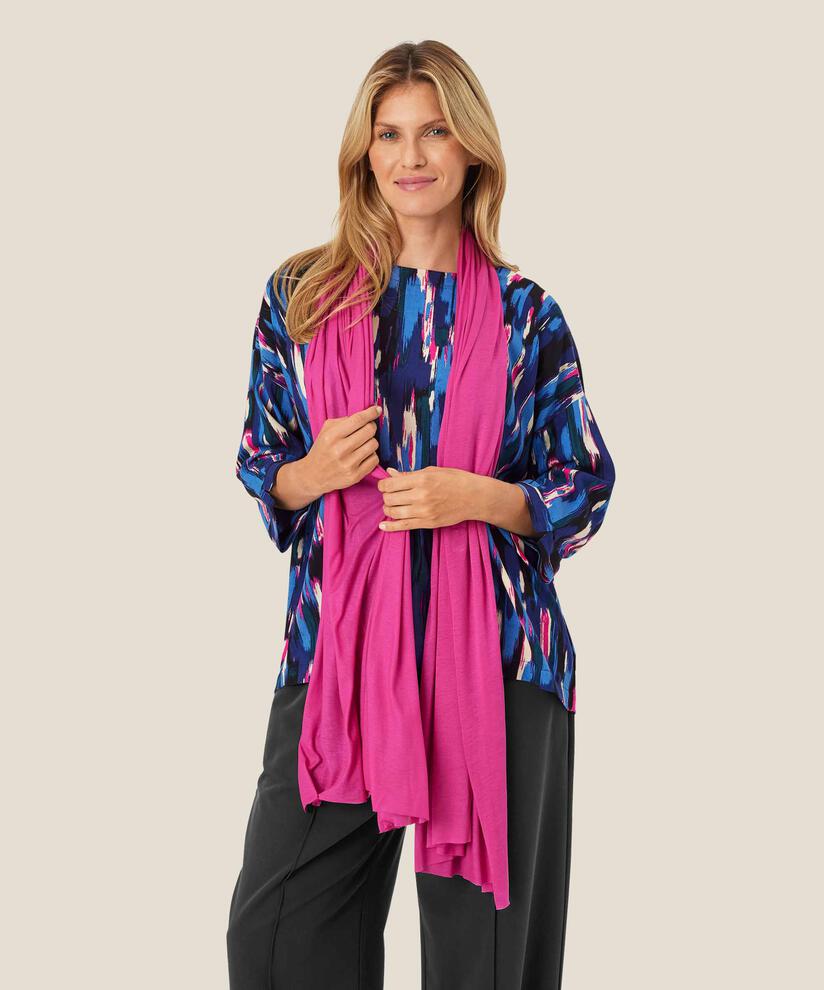 Tuch Aus Modal, Fuchsia Red