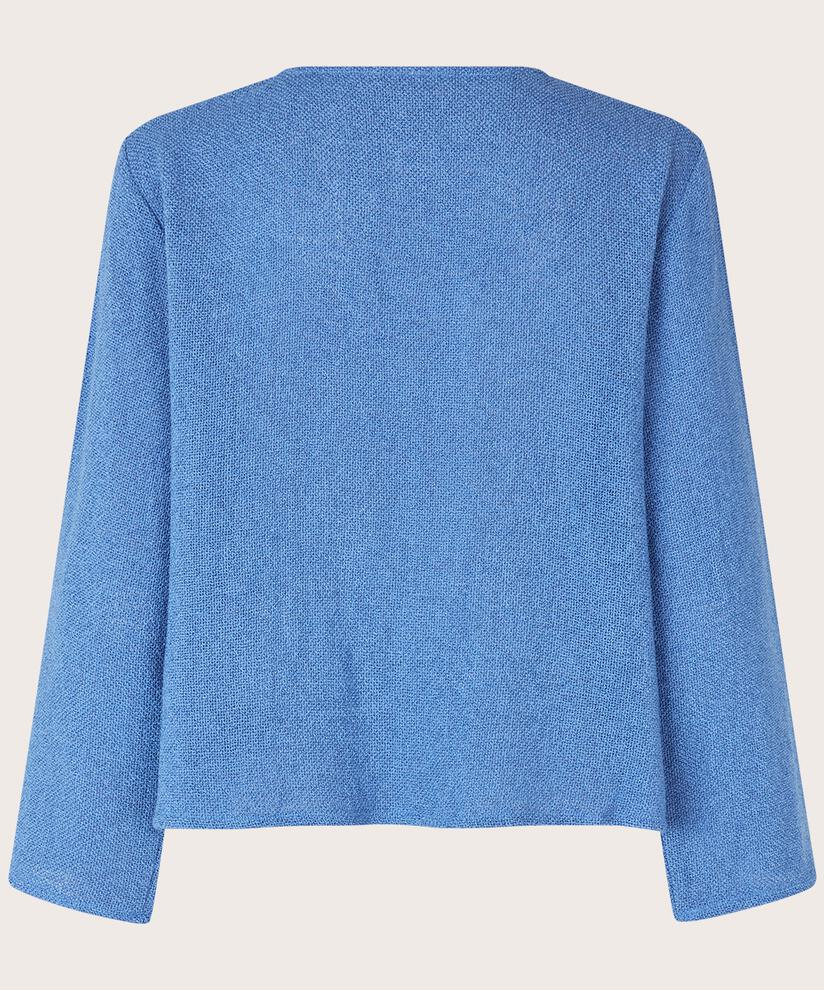 Kurze Jacke Aus Bouclé, Ultramarine