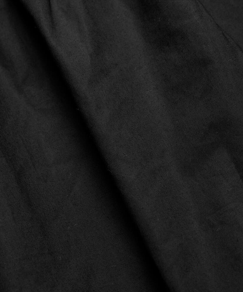 Jerseyhemd mit Popeline-Rückseite, Black