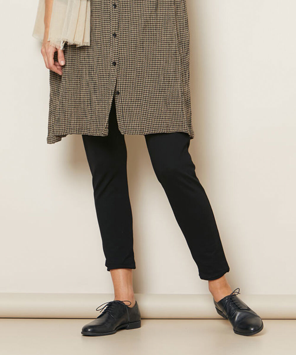 Jerseyhose mit elastischem Bund, Black