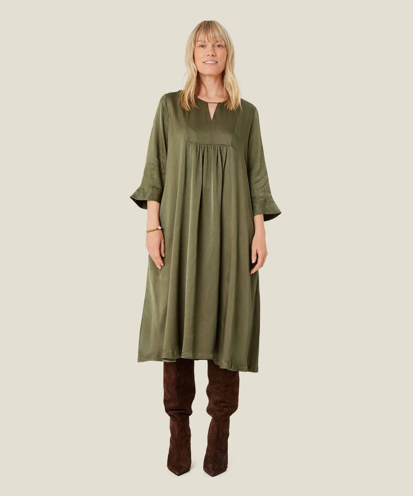 Viskosekleid Mit Dreviertelärmeln, Sea Turtle