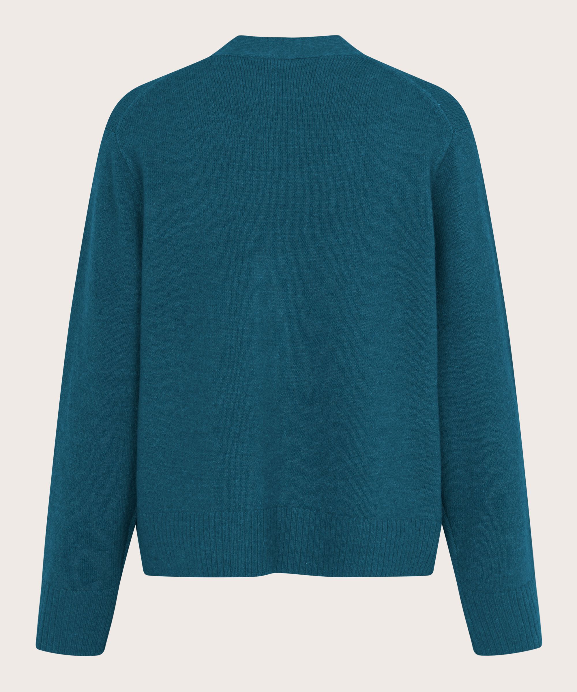 klassischer Cardigan aus Wollmischung, Reflect Pond