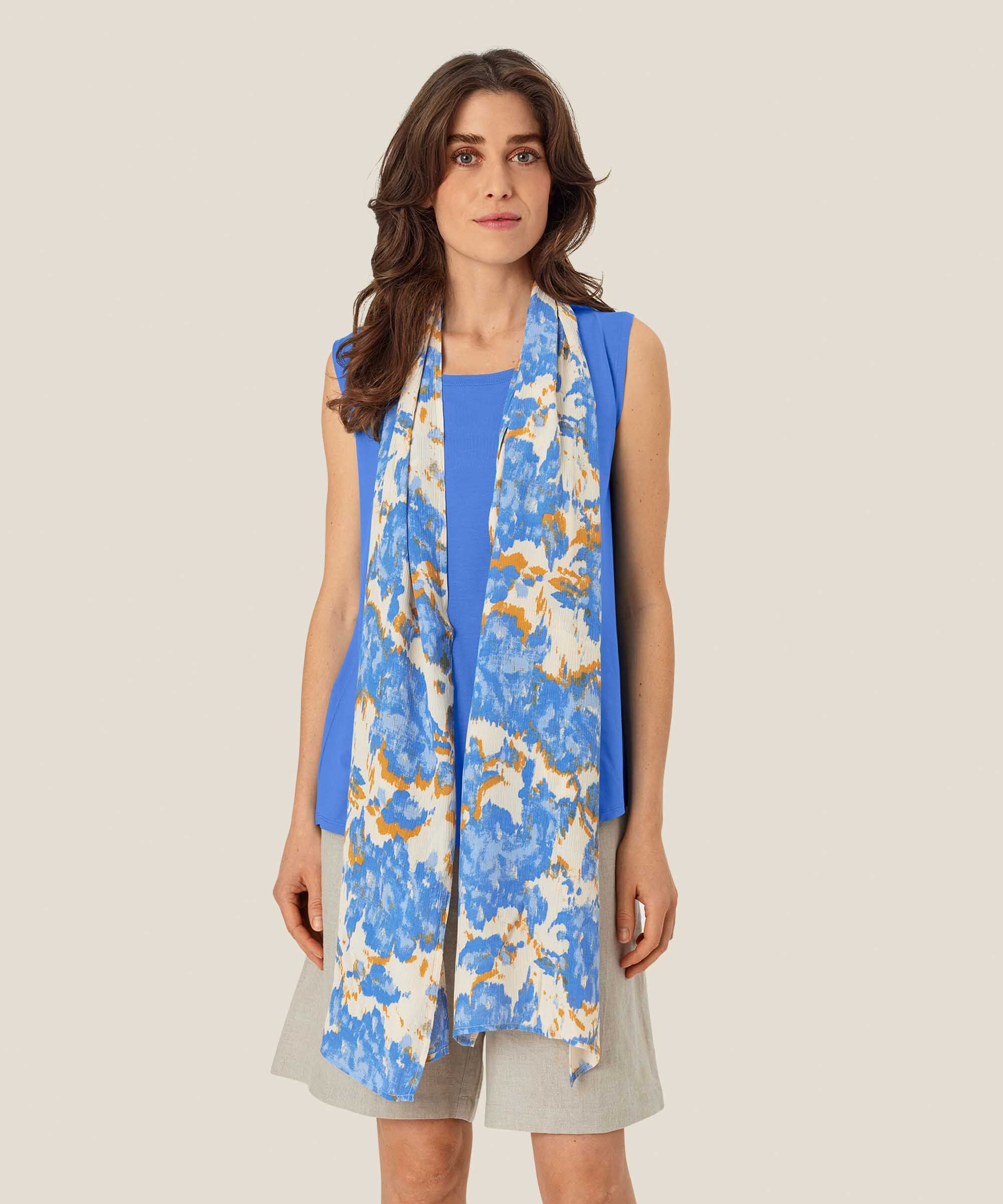 Tuch Aus Viskose, Nebulas Blue