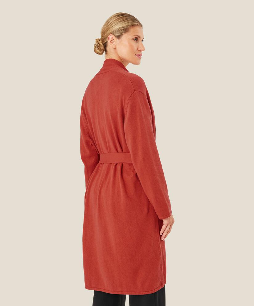 Cardigan mit Krawatte aus Wollmix, Picante