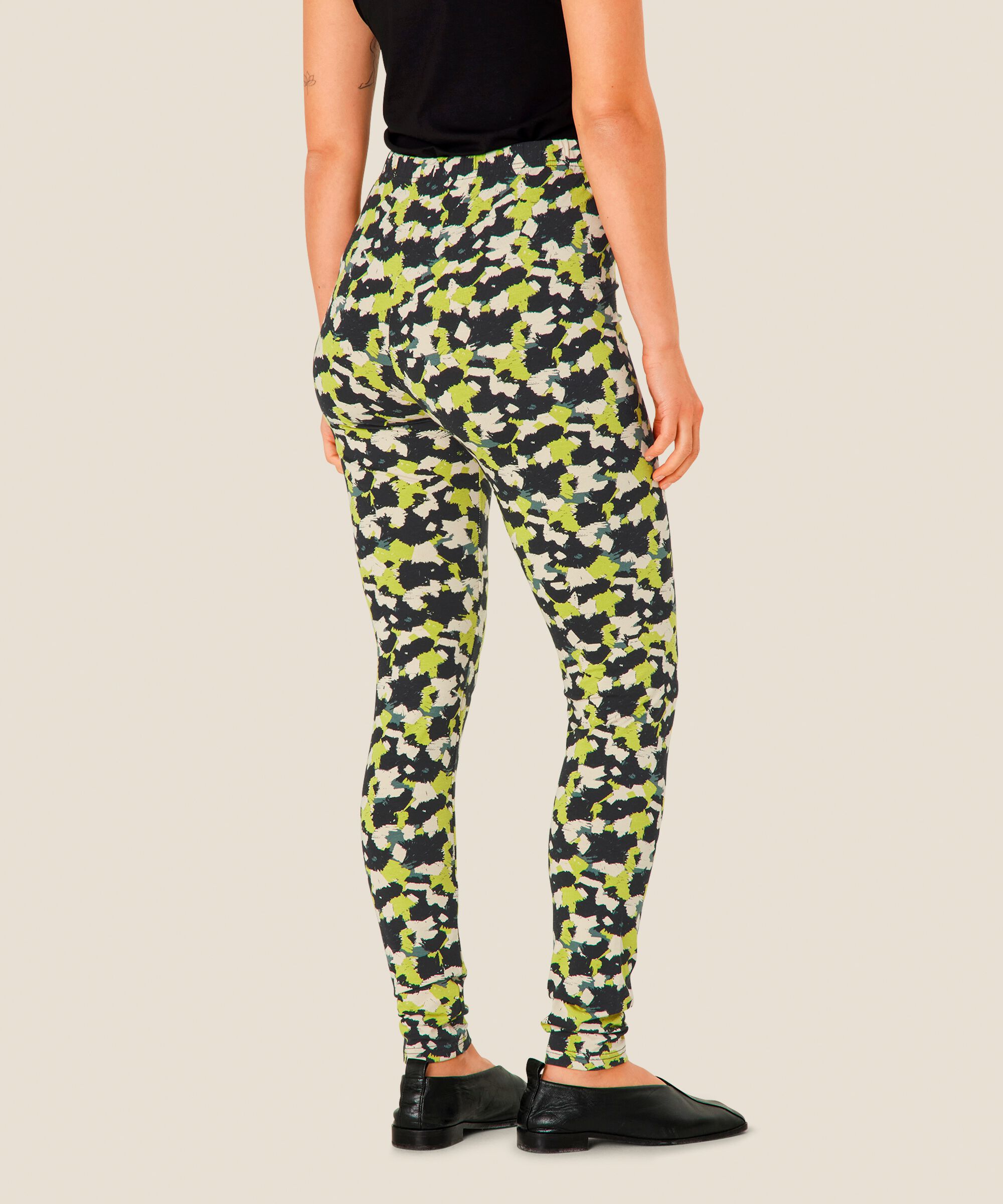 Weich gemusterte Jersey-Leggings, Oasis