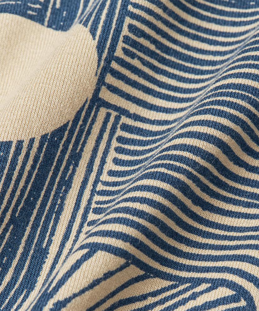 Bedruckte Jersey-tunika Mit Eingrifftaschen, Sargasso Sea