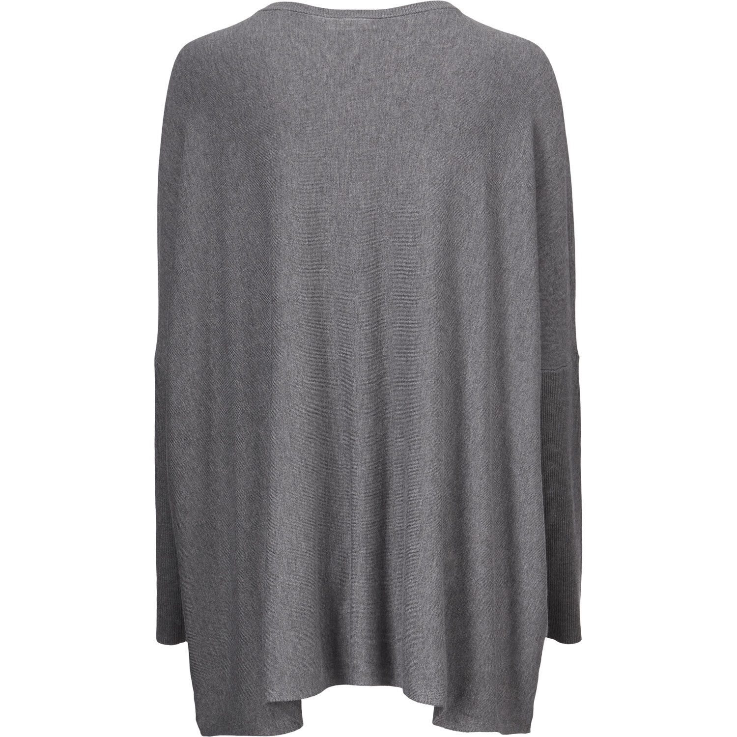 Oversize-pullover Mit Schmalen &Auml;rmeln, M. Grey mel.