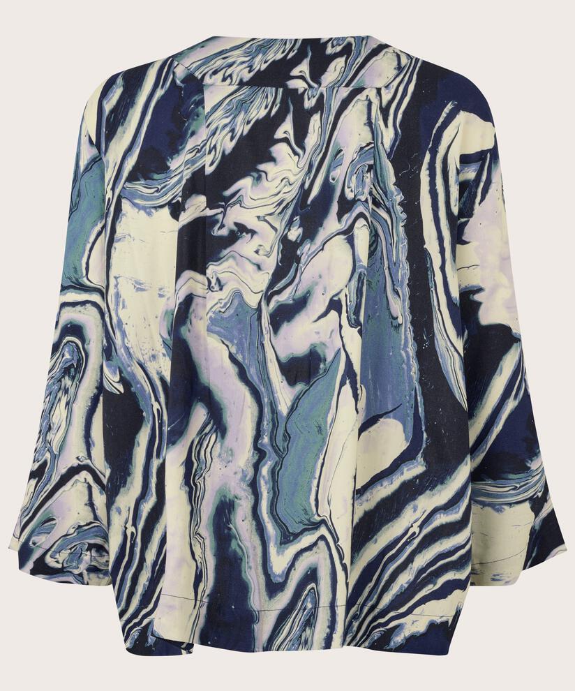 Viskosebluse Mit V-ausschnitt, Wisteria