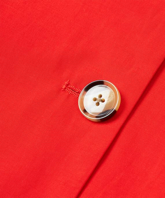 Mantel mit Knöpfen und hohem Kragen, Poinciana