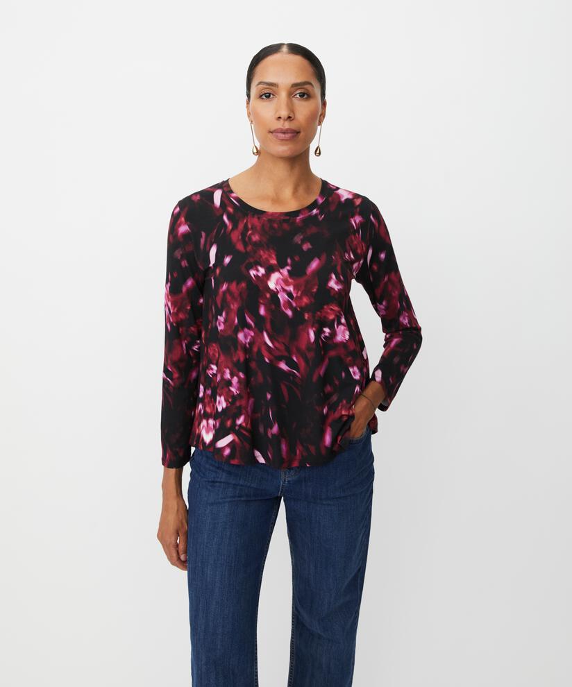 Shirt Mit Rundem Hals, Tawny Port