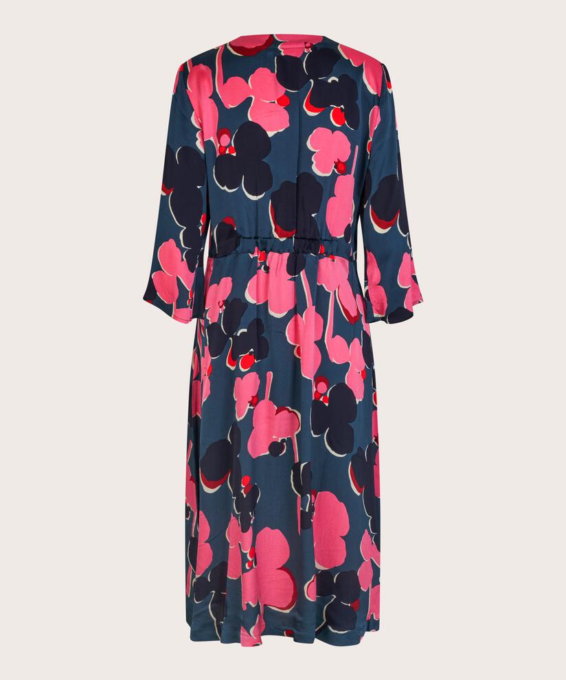 Viskosekleid mit elastischem Detail hinten, Confetti