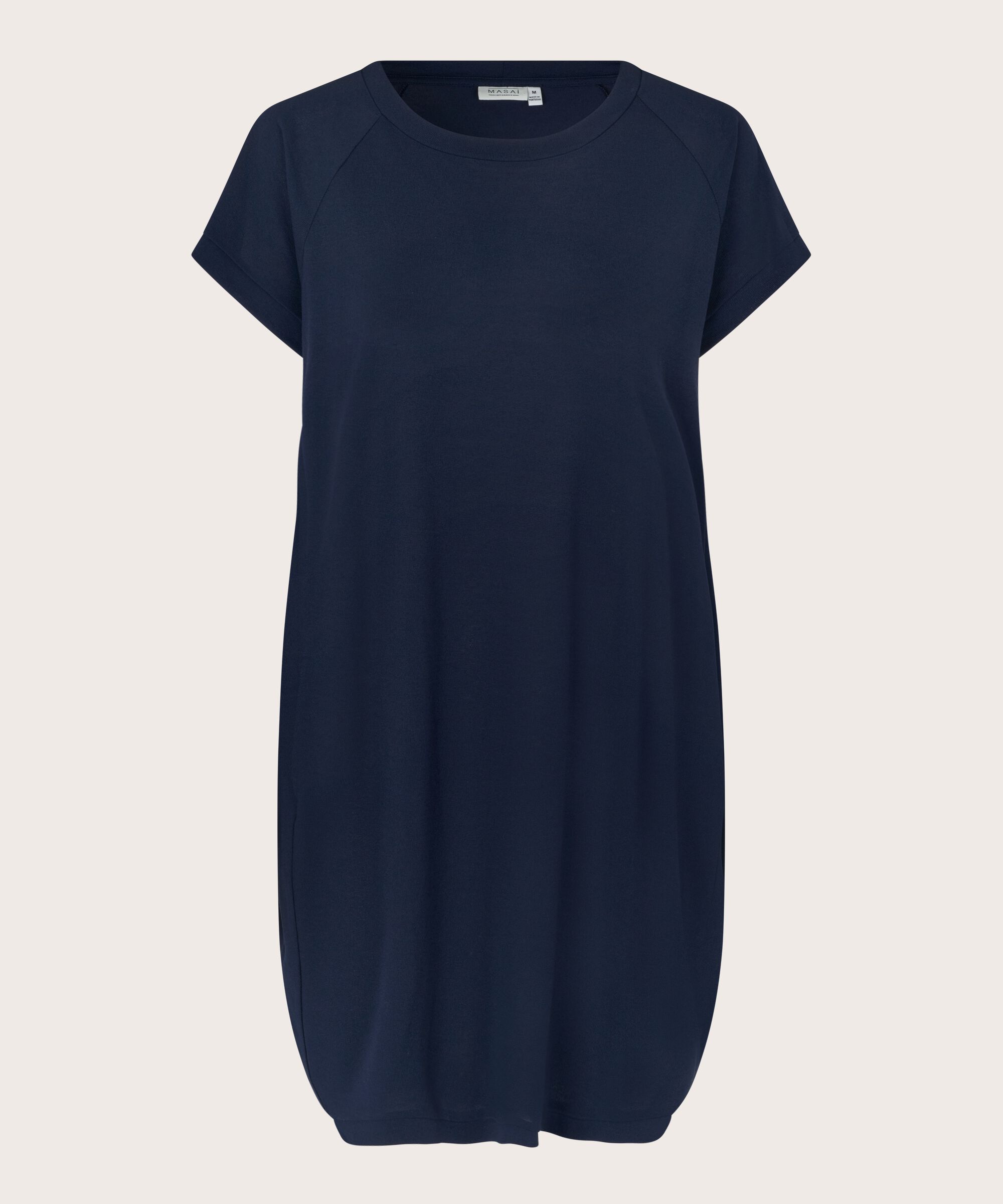 Tunika Mit Rundhalsausschnitt Und Taschen, Navy