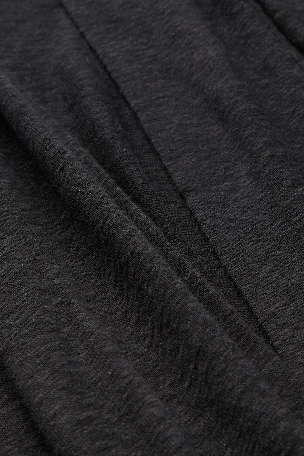 Cardigan aus Leinenmix mit Taschen, Black