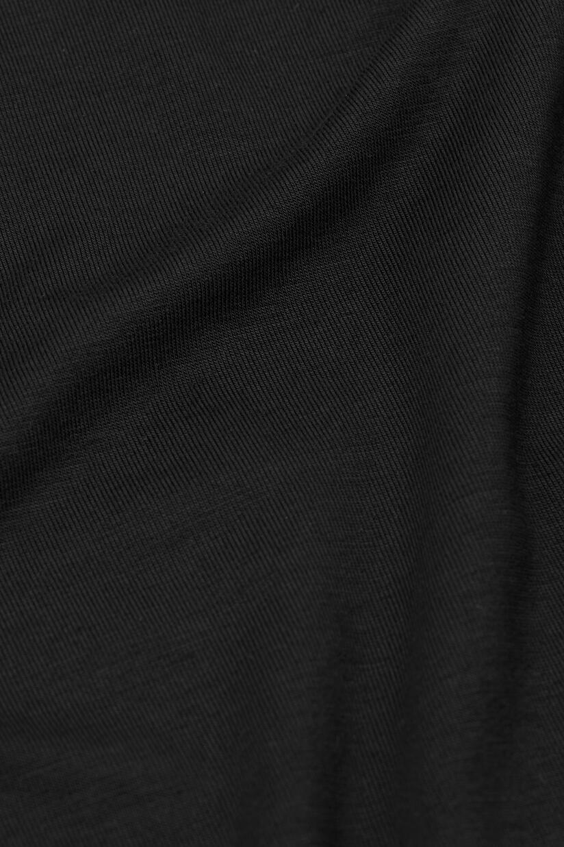 Shirt Mit Rundem Hals, Black