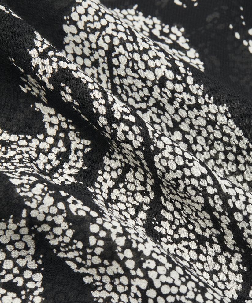 Bluse aus leichter, transparenter Viskose, Black