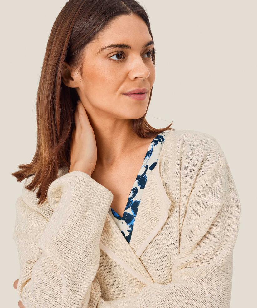 Kurze Jacke Aus Bouclé, Whitecap