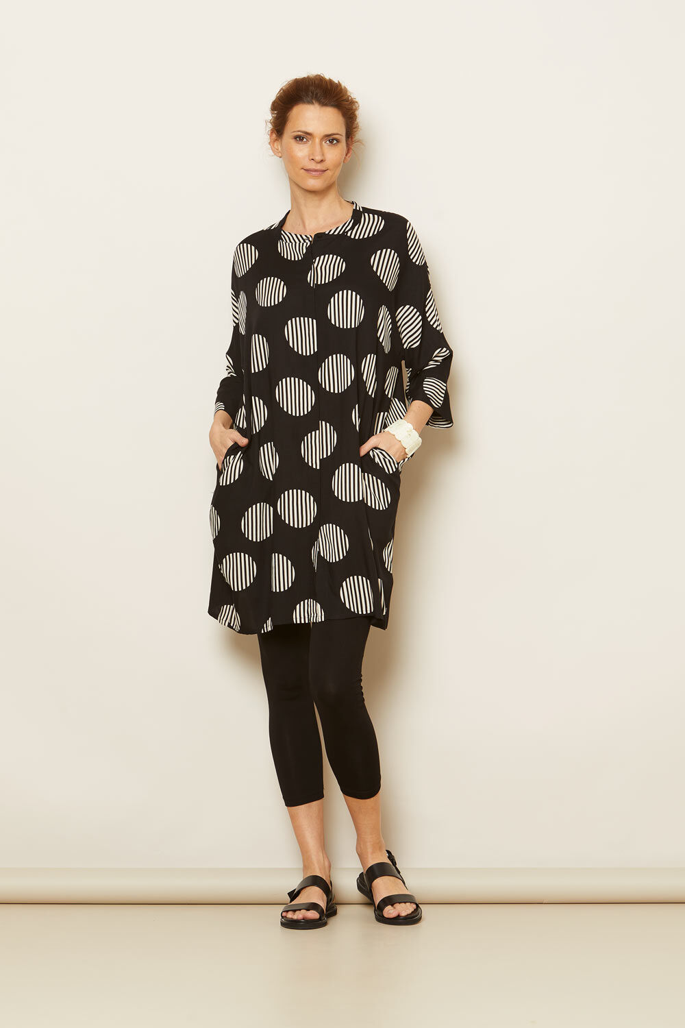 IOSETTA HEMDKLEID, Black