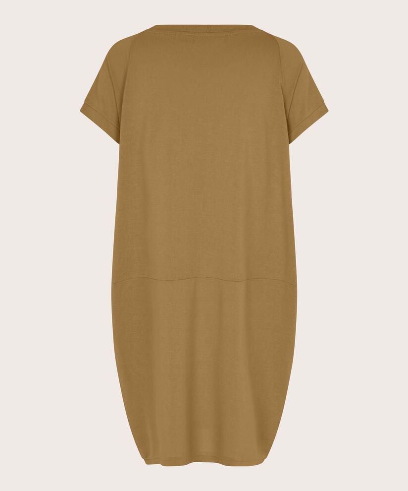 Tunika Mit Rundhalsausschnitt Und Taschen, Dull Gold