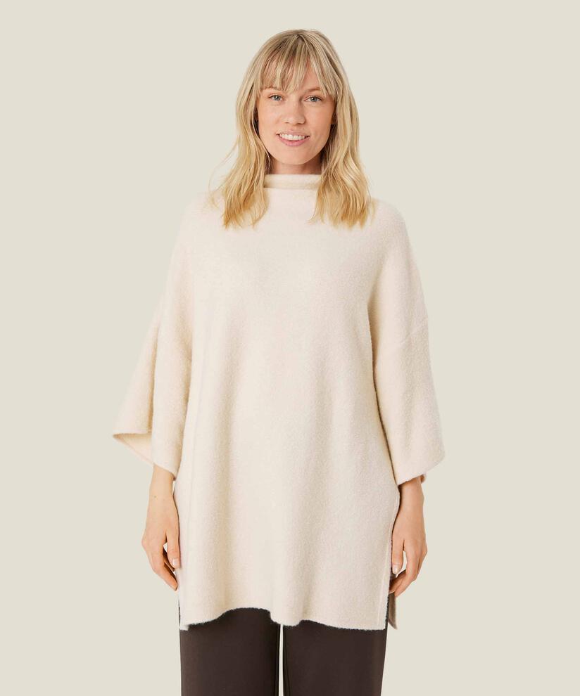 Strickpullover mit weiten Ärmeln, Fog