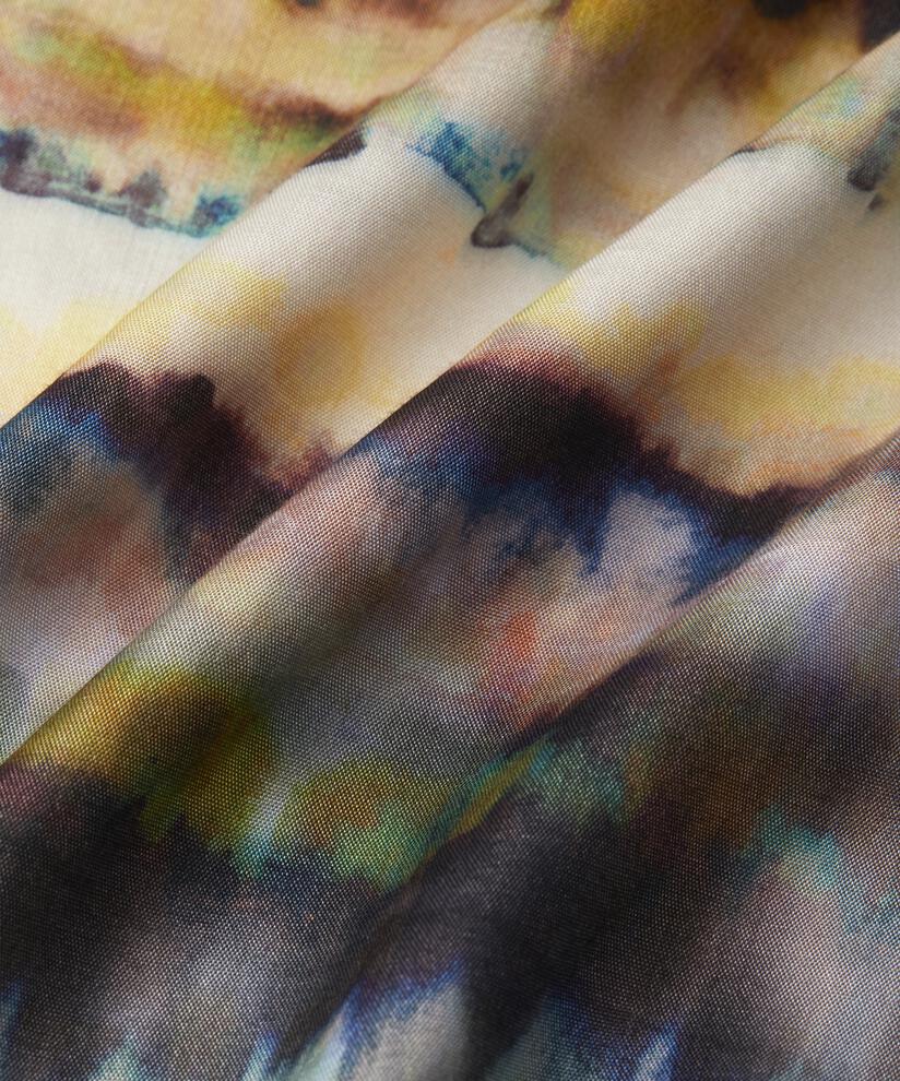 Viskosebluse Mit Rundhalsausschnitt, Misty Rose