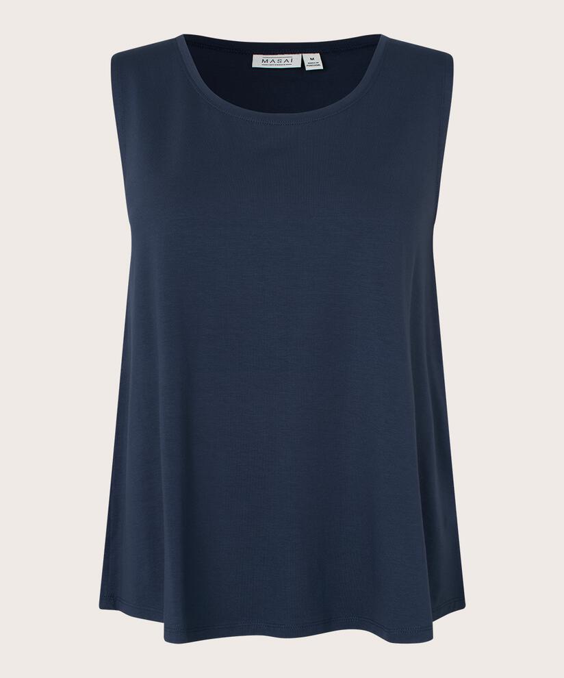 Ärmelloses Jersey-top, Mood Indigo