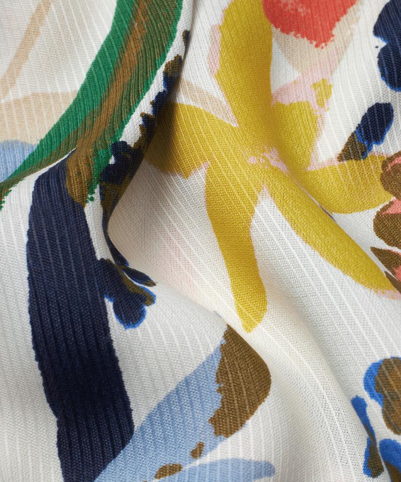 V-ausschnitt-bluse Mit Knopfleiste, Whitecap