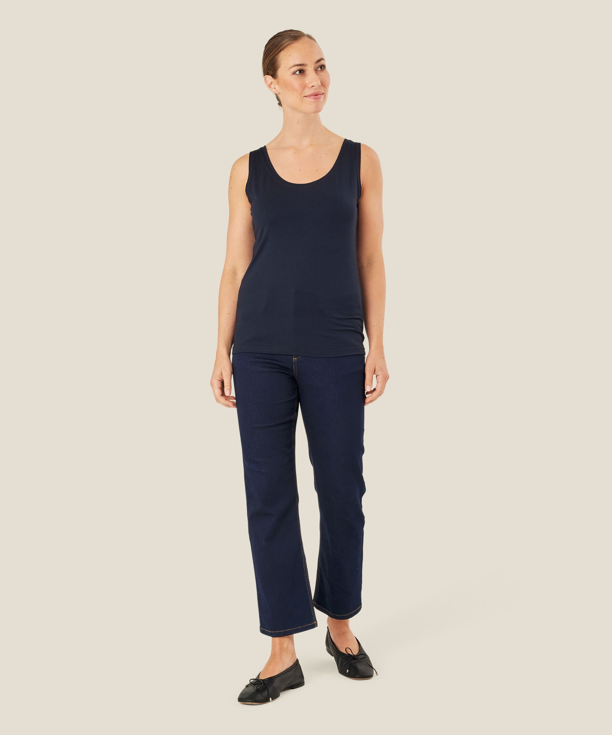 weiches Jersey-Tanktop, Navy