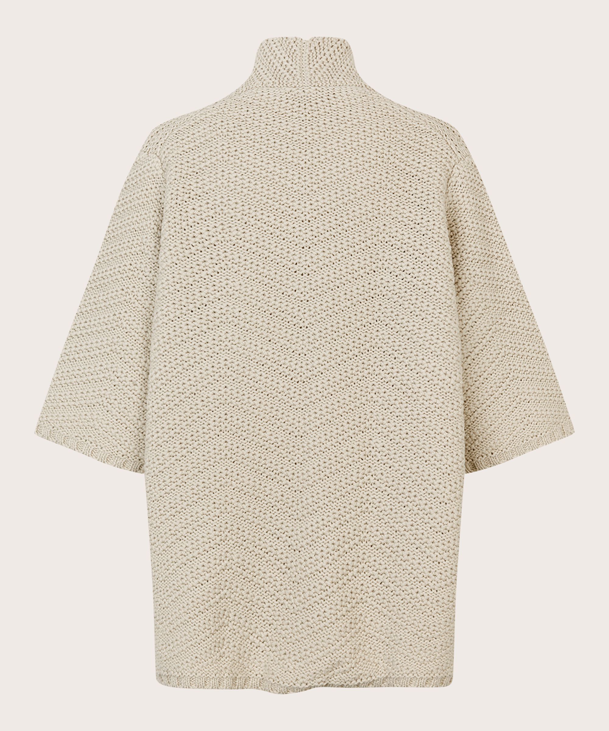 Offener Cardigan aus Baumwollmix, Whitecap