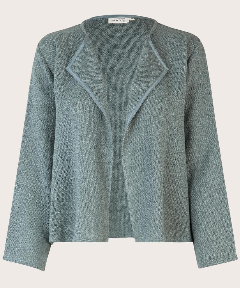 Kurze Jacke Aus Bouclé, Goblin Blue